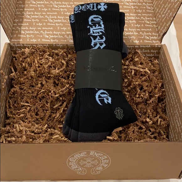 Chrome Hearts Other - Chrome Hearts socks size M NEW